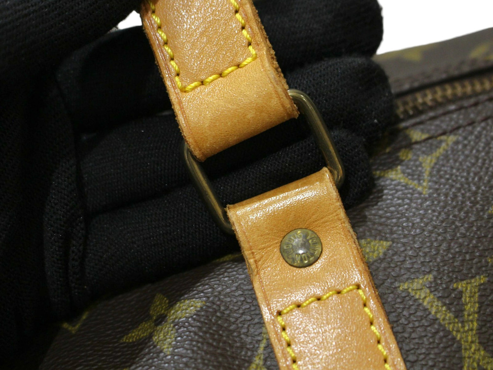 LOUIS VUITTON Flanerie Monogram Brown Travel Bag Tote Handbag LV